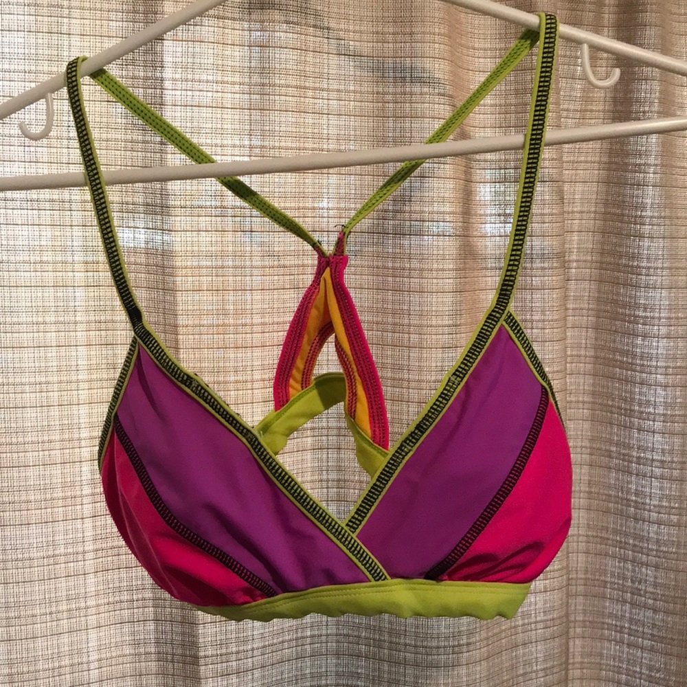 Neon bikini top